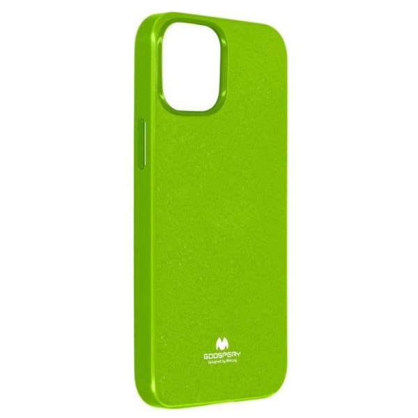 iPhone 13 Mini Silikon Gel Fodral Glänsande effekt Kvicksilvergrön Grön