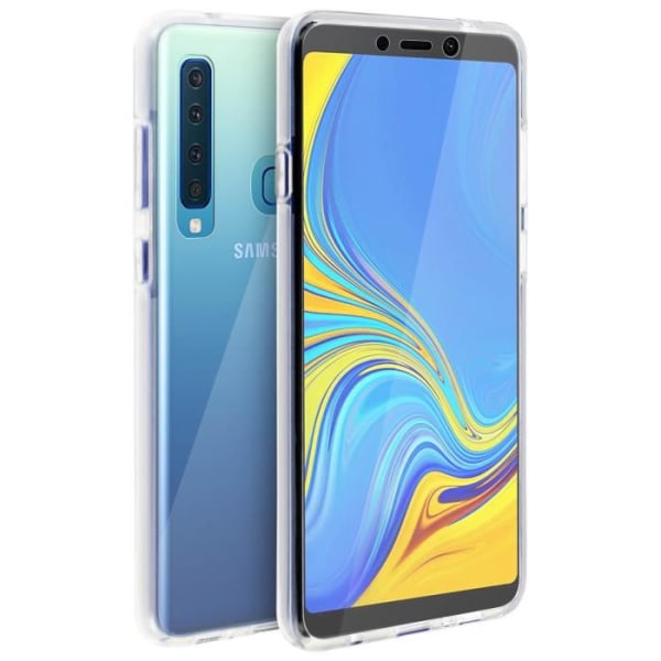 Cover til Samsung Galaxy A9 2018 Beskyttelse foran/bagpå Stødsikker gennemsigtig