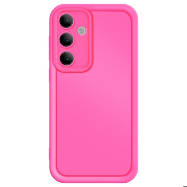 Coque til Samsung Galaxy S24 FE Soft Touch Hævede Kanter Fuchsia Rosa