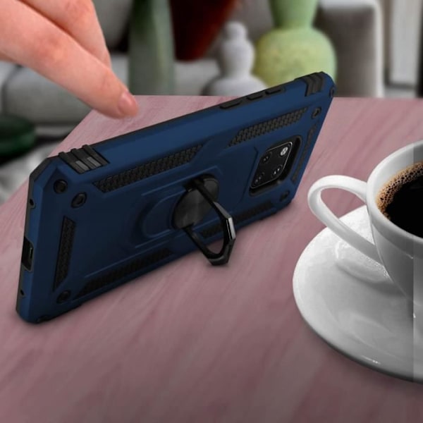 Coque - ADVISER - Huawei Mate 20 Pro - Bi-materialer - Stiv og Fleksibel - Video Støtte Midnattsblå