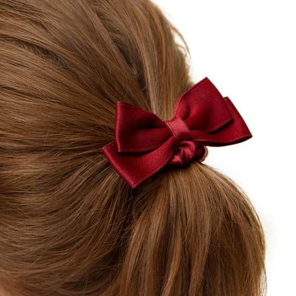 Chouchou - AVIZAR - Fluga - Satin - Röd - Elegant Röd