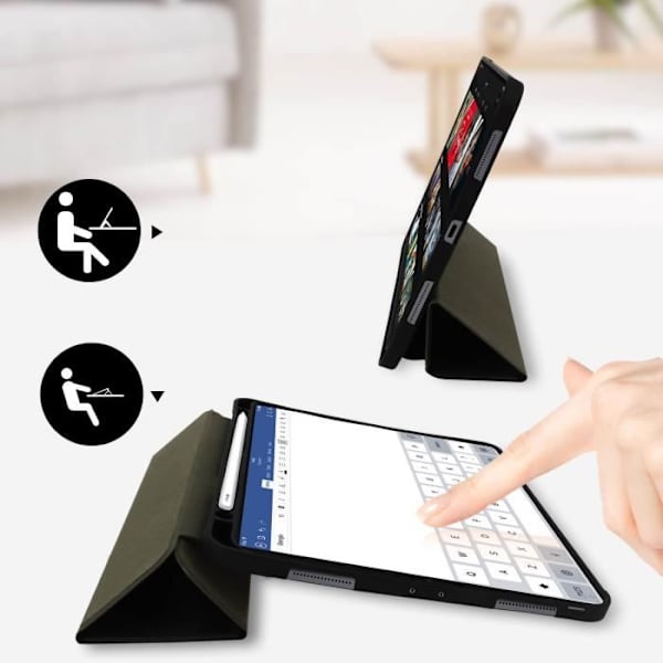 iPad Pro 11 2020 Cover Video Support og Keyboard Sleep Dux Ducis Black