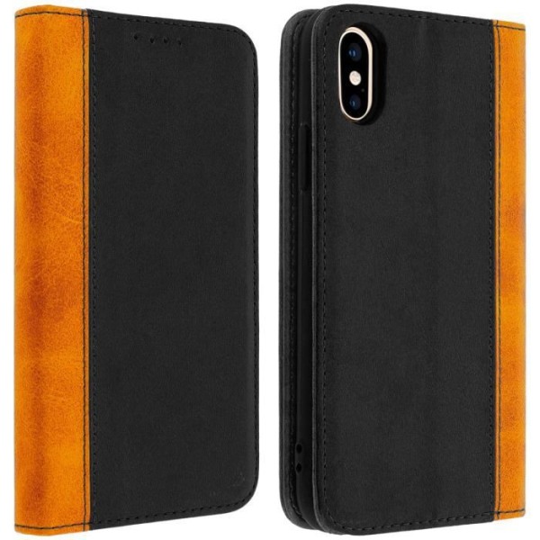 iPhone X og XS cover Folio cover Kortopbevaring Stand funktion sort