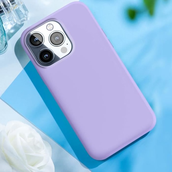 iPhone 15 Pro Max Puhelinsuoja Puolijäykkä Mikrofiiberi Moxie Laventeli Lila