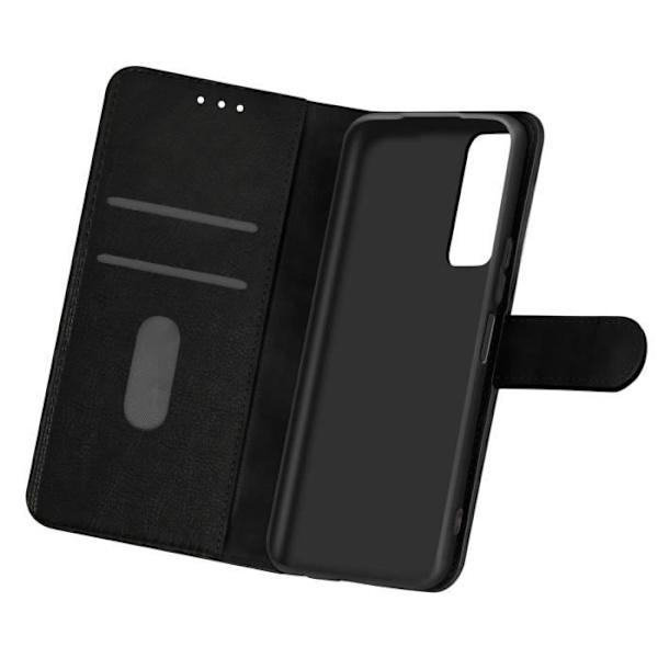 Cover til Samsung Galaxy A03S - AVIZAR - Pung og Video Støtte - Sort Svart