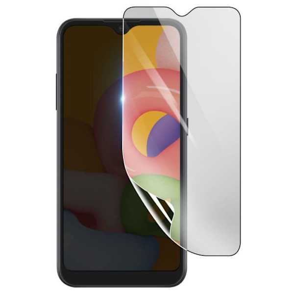 Näytönsuoja - 3MK - Samsung Galaxy A01 - Iskunkestävä Hydrogeeli - Läpinäkyvä - Naarmuuntumaton Transparent