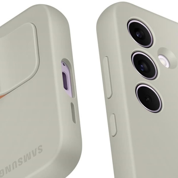 Kotelo Samsung Galaxy A55 Handle Grip Kickstand Tuki Samsung Harmaa Grå