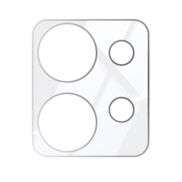 Kameraskydd för Xiaomi Redmi Note 13 5G Transparent 3D krökt härdat glas Transparent