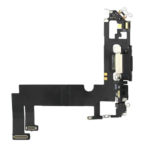 Lightning-latausliitin ja mikrofoni iPhone 12 Mini Vaihto-Musta