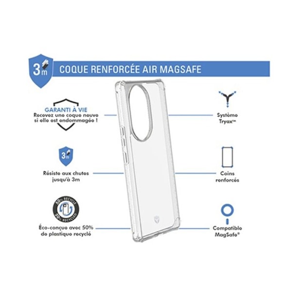Forcecase Air Classic forstærket etui til Honor 200 Pro Transparent Transparent