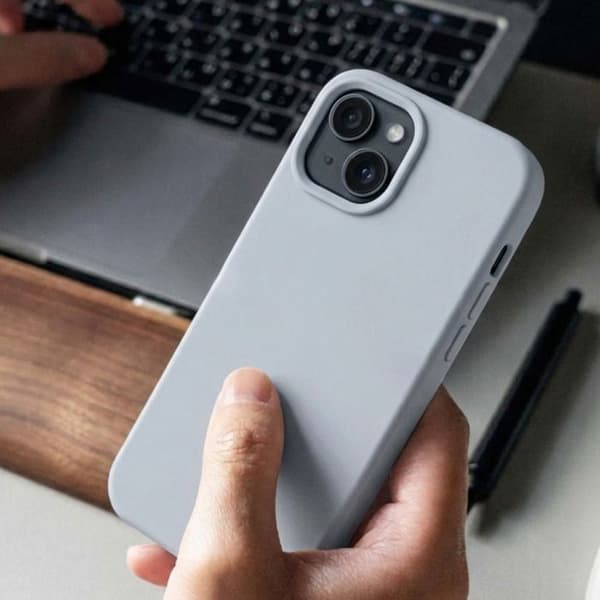 iPhone 15 Cover SolidX Ultra-holdbar Rhinoshield Grå Grå