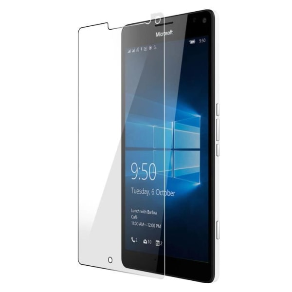 Microsoft Lumia 950 XL / Nokia Lumia 950 XL karkaistu lasikalvo 9H - läpinäkyvä valkoinen