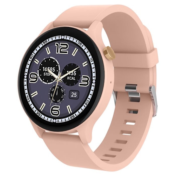 Montre Connectée Bluetooth Vandtæt IP67 Maxlife Lyserød Puderet Rosa