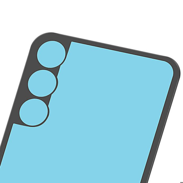 Facade Klæbemiddel Bageste Glas til Galaxy A15 4G Sort / Blå Svart blå