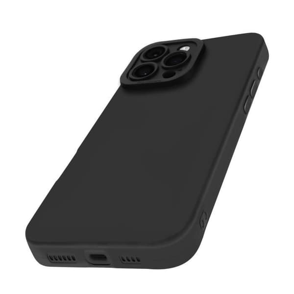 Coque - AVIZAR - iPhone 16 Pro Max - Blød Silikone - Tyndt Design - Letvægts Svart