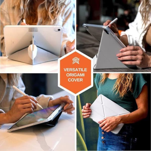 Origami-etui - STM OPP - iPad Air 11" (M2) - Grå - Syntetisk - Unisex grå