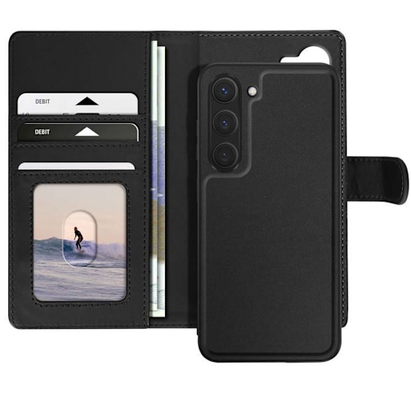 Etui til Samsung Galaxy S23 Aftagelig Mayaxess Sort Svart