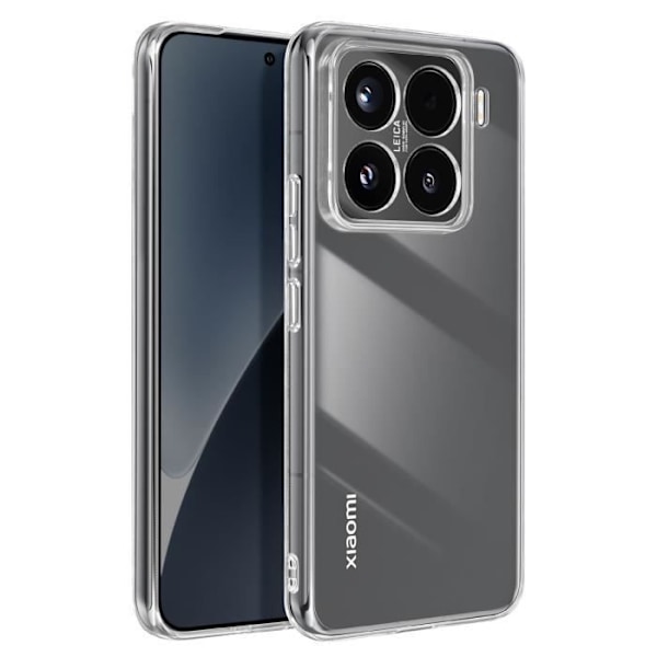 Xiaomi 15 - Silikonireuna, läpinäkyvä akryylitausta Transparent