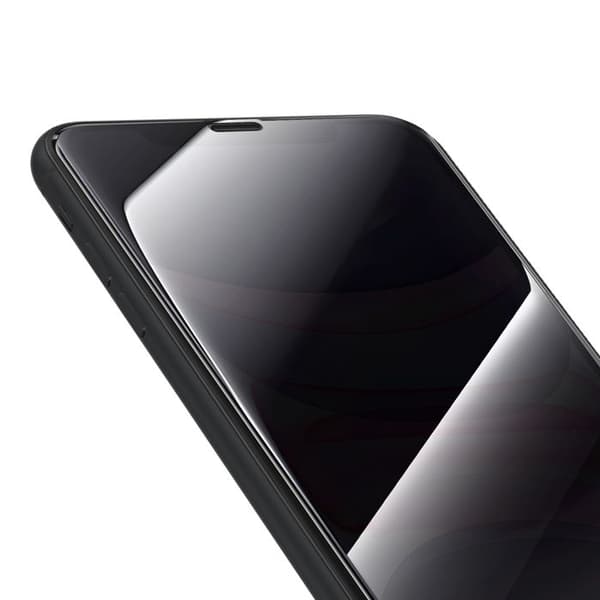 Härdat glas för iPhone 11 / XR Stötsäker med installationskit Magic Box Zanaé Transparent Vit