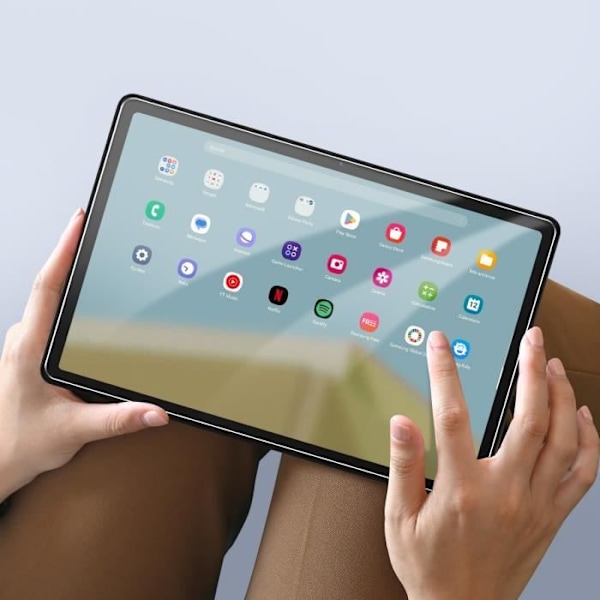 Härdat glas - AKASHI - Samsung Galaxy Tab A9 Plus - Hårdhet 9H - Rep-resistent - Transparent