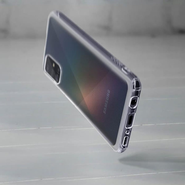 Coque - Samsung - Galaxy A71 - Hård skydd - Ultraf thin - Transparent vit Klar vit