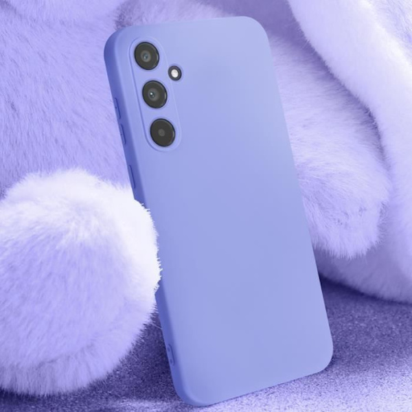 Suojakuori Samsung Galaxy A55:lle - AVIZAR - Puolijäykkä pehmeä kosketus, sormenjälkiä estävä violetti Lila