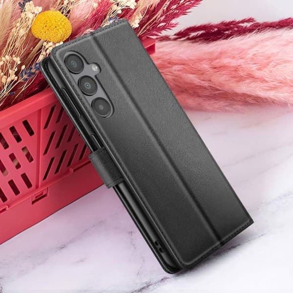 Pungetui - ZANAÉ - Galaxy A16 - Sort - Videostativ - Magnetflap Svart