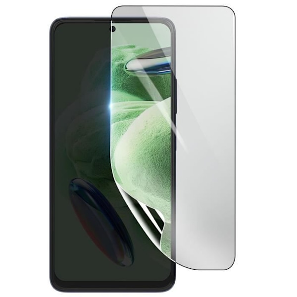 Näytönsuoja - 3MK - Xiaomi Redmi Note 12 5G - Iskunkestävä Hydrogeeli - Läpinäkyvä - Naarmuuntumaton Transparent