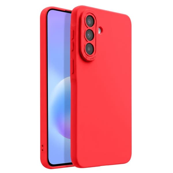 Silicone Cover til Samsung Galaxy A57 Forstærket Kamera Beskyttelse Rød Röd