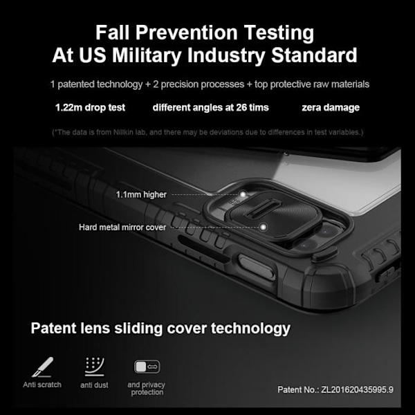 Nillkin Bumper Link Tangentbordsskal för Apple iPad 10,9 2022 Svart