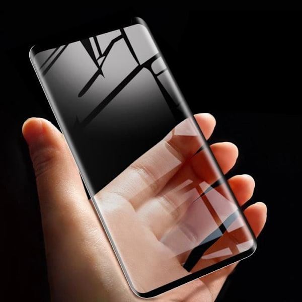 Suojakalvo - AVIZAR - Galaxy S8/S9 - Kaareva kovalasikuvio - Iskunkestävä - Naarmuuntumaton Transparent