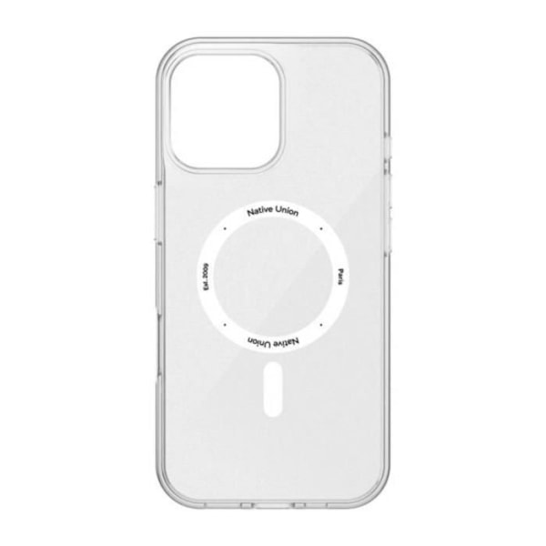 Skyddsfodral - NATIVE UNION - iPhone 16 Pro Max - Stötdämpande 3M - Transparent - Militär Transparent