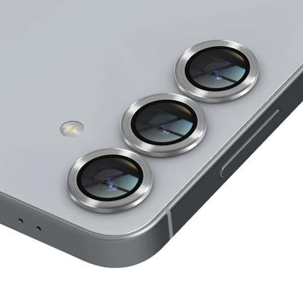 Härdat Glas Kamera för Samsung Galaxy S25 Plus Rep-resistant Silver Grå