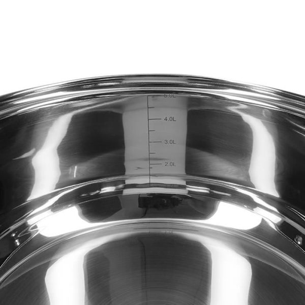 Marmitit - Cheffinger - 20/24/26/28/30 cm - Inox - Kiinteät Kahvat - Lasikannet Transparent