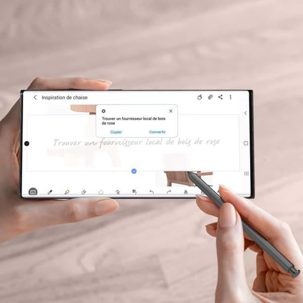 S Pen - SAMSUNG - Galaxy Note 20 / Note 20 Ultra - Bluetooth - Ultimat precision - Fjärrkontroll Grå