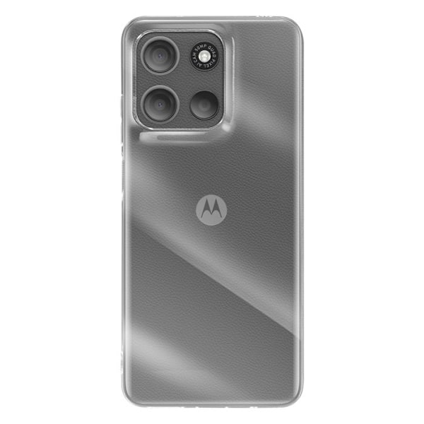 Silicone Flexible 2mm Läpinäkyvä Kuori Motorola Moto G15 ja G15 Power Vit