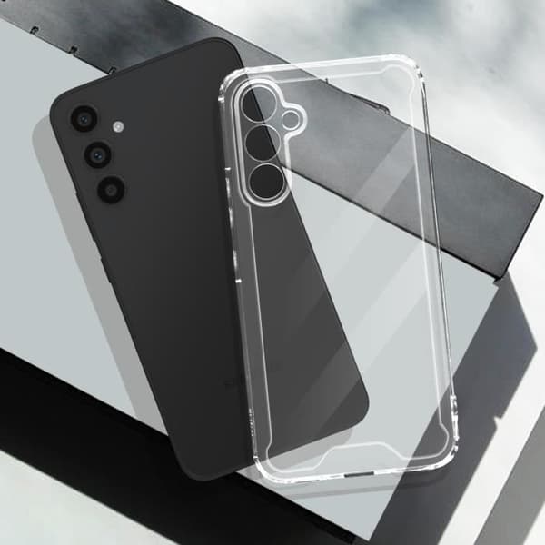 Skydd - AVISERA - Samsung Galaxy A34 5G - Stötsäker - Transparent - Hård Transparent