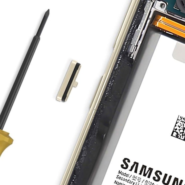 Samsung Galaxy S24 ja S24 Plus alkuperäinen Samsung Power-nappi beige Beige