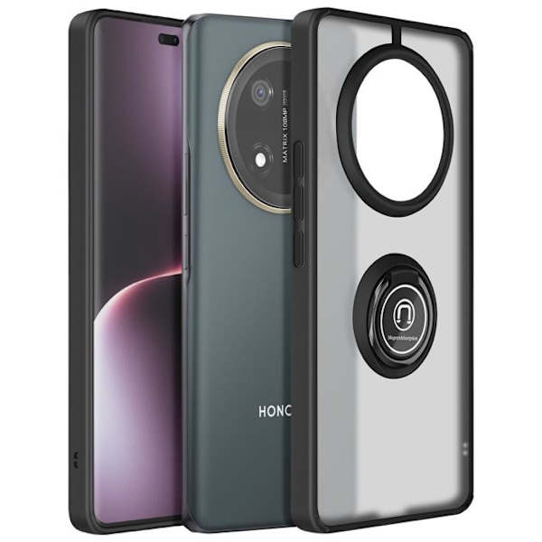 Coque - UNDERRETTE - Honor Magic 7 Lite - Stødabsorberende - Polycarbonat - Sort Svart