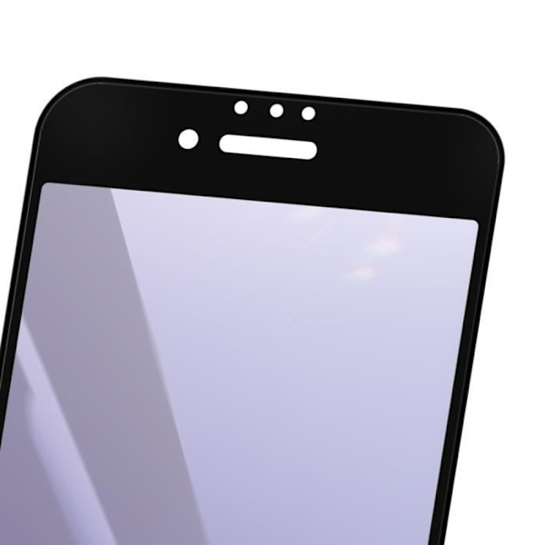 Härdat glas - AVIZAR - iPhone 7/8/SE 2020/SE 2022 - Anti-Blå - Reptålig - 9H Svart