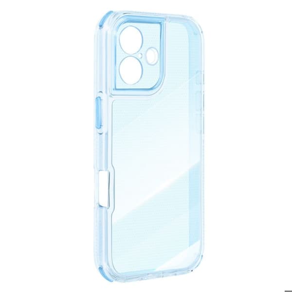 Cover til iPhone 17 - AVIZAR - Forstærket - Skridsikker - Bi-materiale - Blå Blå