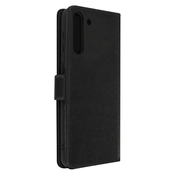 Etui til Samsung Galaxy S21 Plus - AVIZAR - Beskyttelse med kortlomme Magnetisk Støtte Sort Svart