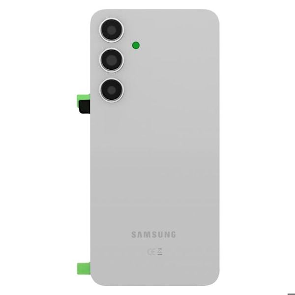 Bagglas - SAMSUNG - Galaxy S24 FE - Sølv - Service Pack - Forenklet installation Grå