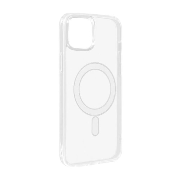 Coque - AVIZAR - iPhone 13 Mini - Stödsäker - Transparent Vit - Magsafe Klar vit