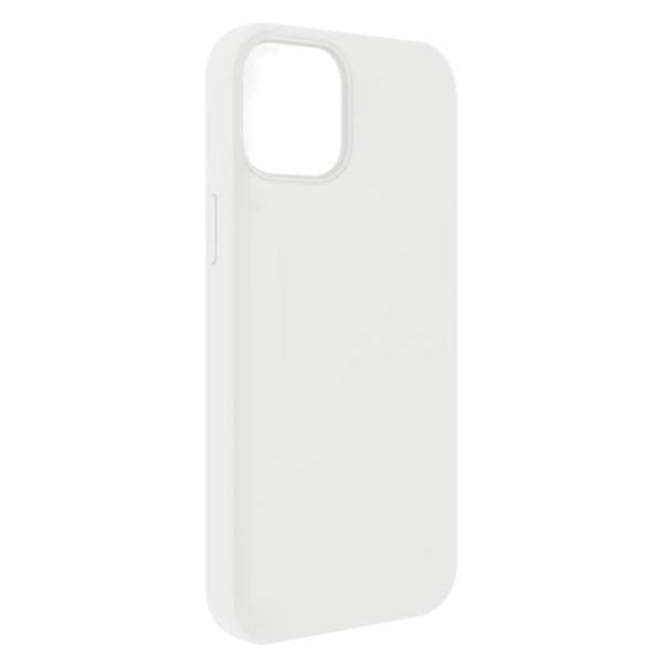Skyddsskal - AVIZAR - iPhone 13 - Halvstyvt silikon - Soft-touch finish - Vit Vit