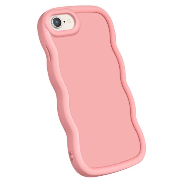Etui til iPhone 7, 8, SE 2020 og SE 2022 Silikone Stødsikker Rosa Rosa