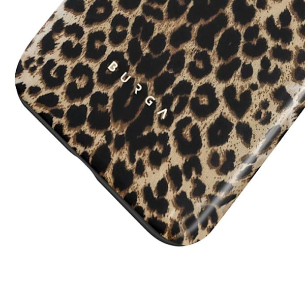 Coque til iPhone 12 og 12 Pro Elegant Player Burga Mønster Brun kastanj