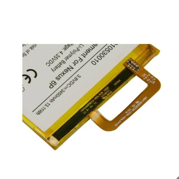 Ersatzbatteri för Nexus 6P 3.8V 3450mAh Li-Polymer