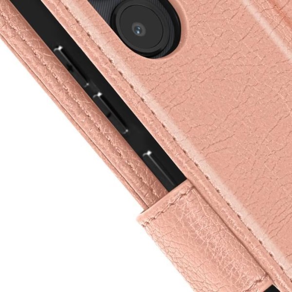 Suojakuori Samsung S7 -lompakolle ja videotelineen samppanjavaaleanpunaiselle Rosa