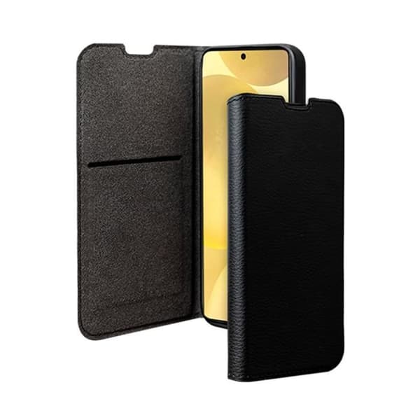 Folio Wallet Etui - BIGBEN - Galaxy S24 FE - Sort - Foldestøtte - 65% genanvendt plastik (GRS) Svart